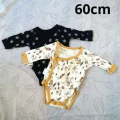 【UNIQLO】ベビー肌着 2枚セット ボディスーツ　60cm　くまのプーさん