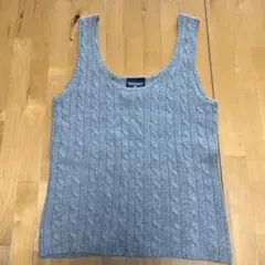 polo jeans ケーブルニット　タンクトップ　Sサイズ ノースリーブ