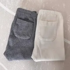 ユニクロ リブレギンス2枚組