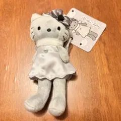 ハローキティ　足長スタイルアップマスコット　￼ ￼グレー￼￼ ブラックエンジェル