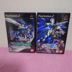 【PS2】　2枚セット　機動戦士ガンダムＳＥＥＤ連合　ＯＯガンダムマイスターズ