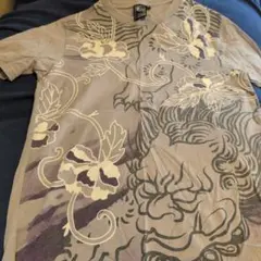 花柄動物グラフィックTシャツ Mサイズのサムネイル