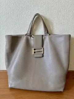 レザー ハンドバッグ グレージュ　ヒロフのサムネイル