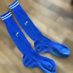 プーマ サッカーソックス 青
