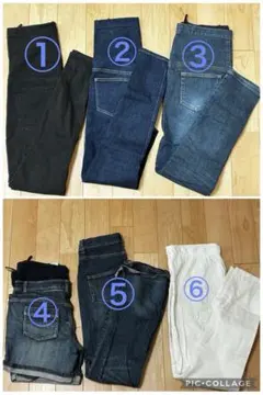 マタニティパンツ 6本セット M、Lサイズ
