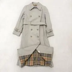 【美品】Burberrys バーバリー トレンチコート ノバチェック ベルト付
