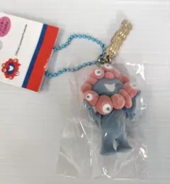 ミャクミャク 万博限定 立体PVCフロッキー加工 キーホルダー