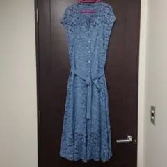 【美品】ジルスチュアート　レースロングワンピース