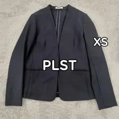 洗える★ PLST プラステ ノーラペルジャケット 紺色 レディース XSのサムネイル