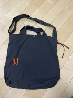 ネイビー ショルダーバッグ 軽量ナイロン
