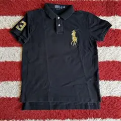 ポロバイラルフローレンポロシャツ ビッグポニー 3の金の刺繍付き Ｓ