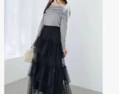 MAJESTIC LEGON オフショルダー グレー カットソー M