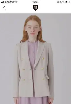 コンフォートツイルジャケット　ベージュ