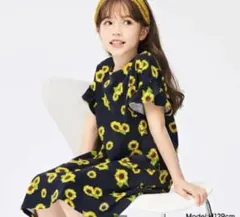 GUフリルスリーブカットソーワンピース