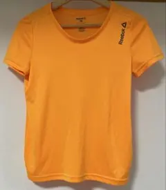 Reebok オレンジ ランニングTシャツ
