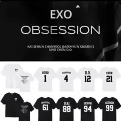 【新品】EXO エクソ ベッキョン ベクヒョン ベク Tシャツ Lサイズ