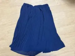 GLACIER ネイビー プリーツスカートのサムネイル