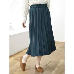 【公式完売色】earth music&ecology/ランダムプリーツスカート