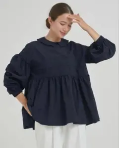2025年最新】yori フラットカラーティアードブラウスの人気アイテム