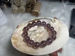 アメジスト ブレスレット 天然石水晶