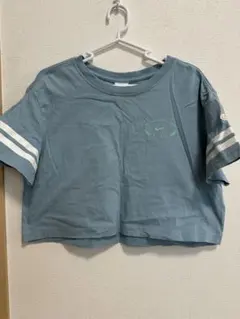 Nike クロップドTシャツ 青