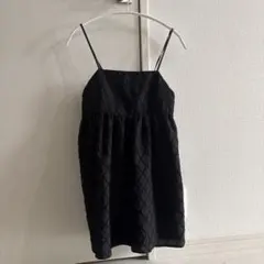PAGEBOY ブラック キャミソール バックリボンのサムネイル