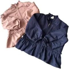 薄手のアウター 2着セット 90サイズ 姉妹 双子