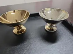 YUKIWA製 アイスクリームカップ 4個セット ユキワ食器昭和レトロ 未