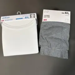 UNIQLO エアリズム タンクトップ & スーピマコットン トランクス 4XL