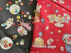 SALE✨【廃番】シーチング 長尾マロンさん 昭和レトロ バンビ&レトロアニマル