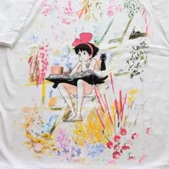 激レア ジブリ 魔女の宅急便 キキ Tシャツ Lサイズ ホワイト 白のサムネイル