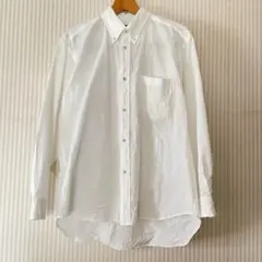 JONY BOREY ホワイトシャツ 形状記憶 シャーリングシャツ ボタンダウン