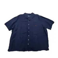 Polo Ralph Lauren 半袖 開襟 リネン シャツ オープンカラー ラルフローレン Polo by RALPH LAUREN オープンカラー 開襟 - メルカリ