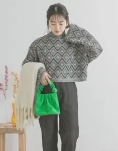 アーバンリサーチ　ラーベンアミハイネックニット
