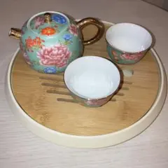 花柄中国茶器セット