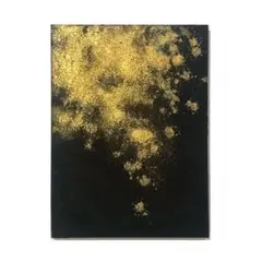 金の現代アート　テクスチャーアート絵画原画インテリアパネルポスターアクリル壁掛け