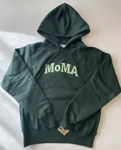 【海外 Largeサイズ】限定 MOMA ×champion パーカー グリーン