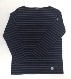 オーシバル ネイビー系ボーダー カットソー