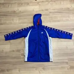 adidas フード付き　ベンチコート　ジャンパー　150 中生地フリース