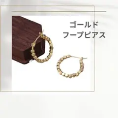 ゴールド フープピアス｜K18 シンプル 上品 内径1.5cm
