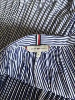 tommy hilfiger ストライプ　プリーツスカート　夏のサムネイル