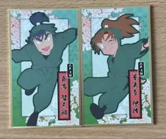 忍たま 華絵札色紙　伊作 留三郎