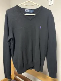 Polo Ralph Lauren 黒 Vネックセーター
