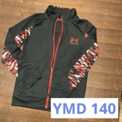 Under Armour YMD 140 ブラック レッド　ジャージ