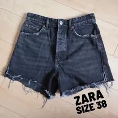 ZARA ブラック ショートパンツ サイズ38