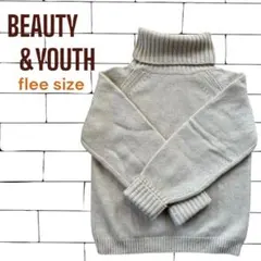 beauty&youth ニット　タートル