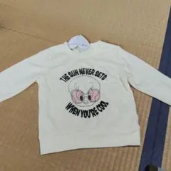 値下げ!!新品 トゥイーティー トレーナー クリーム色