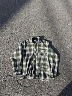 ネルシャツ　チェック柄　medium 古着