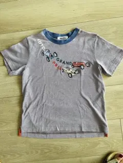 familiar 自動車刺繍 Tシャツ 120