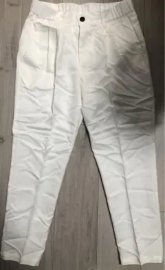 センタープレスクロップドパンツホワイトのサムネイル